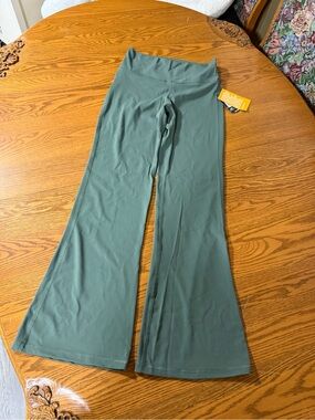 Avia Olive Green Flared Yoga Pants